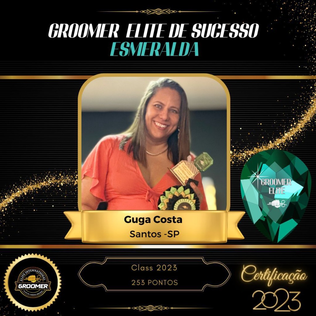 Arte de certificação digital Groomer Elite (programa de carreira e reconhecimento)